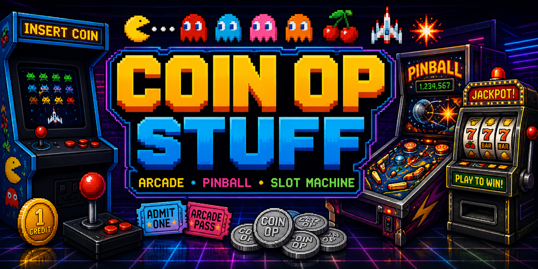 All Coin-Op Items | Arcade, Pinball & Vintage Machines | Coin Op Stuff
