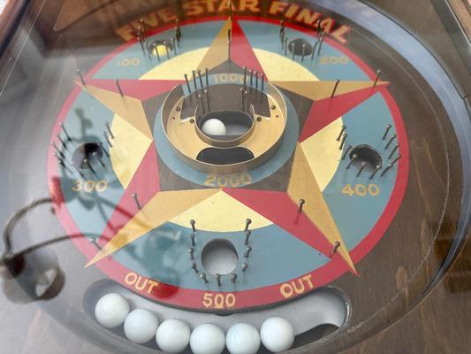 1932 Gottlieb Five Star Final Jr. Pinball Machine Image