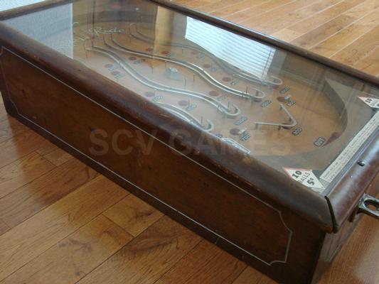 1933 Genco Sky Ride 5 Cent Mechanical Pinball Machine Image