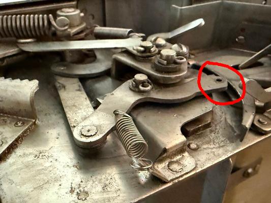 1936 Mills Gum Vendor Mech Parts Image