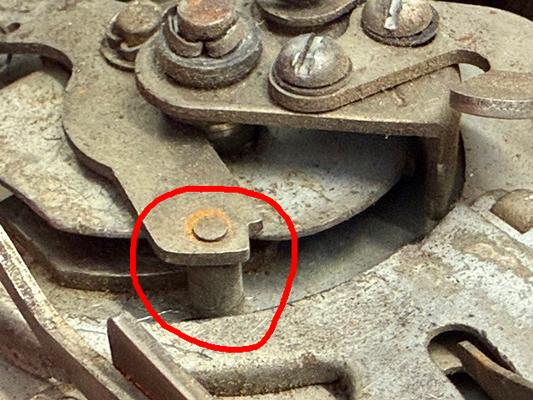 1936 Mills Gum Vendor Mech Parts Image