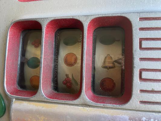 1940's Mills Black Cherry 5 Cent Slot Machine Image