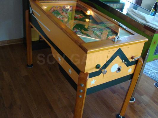 1949 Williams Star Series Pitch and Bat Pinball Game Restored Image