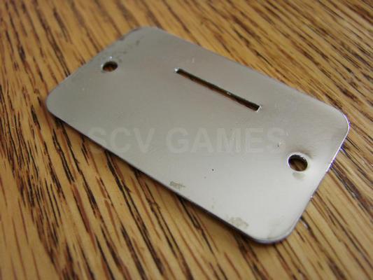 1950's 10 Cent Coin Entry Plate for Pinball Game - Chromed Image