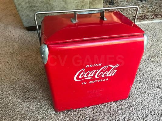 1950's Original Drink Coca-Cola Travel Cooler Image