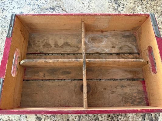 1950s Vintage Royal Crown Cola Wooden Crate Image