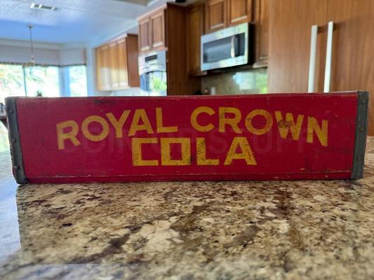 1950s Vintage Royal Crown Cola Wooden Crate Image