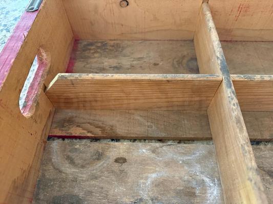 1950s Vintage Royal Crown Cola Wooden Crate Image