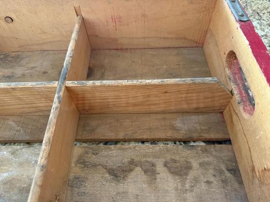 1950s Vintage Royal Crown Cola Wooden Crate Image