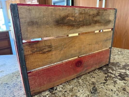 1950s Vintage Royal Crown Cola Wooden Crate Image