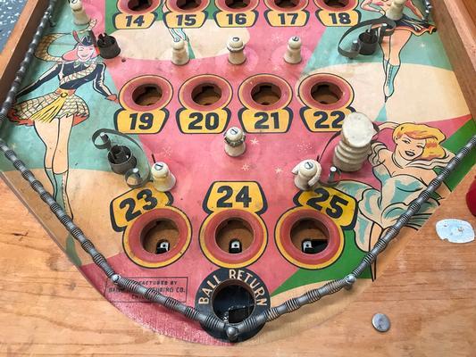 1951 Bally 42nd and Broadway Bingo Playfield Image
