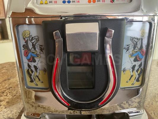 1958 Mills Cowboy & Horse Shoe Hightop Slot Machine Image