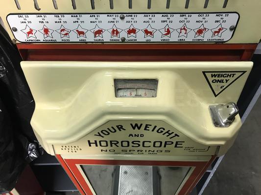 1960's Watling Scale with Horoscope Scroll Vendor Image