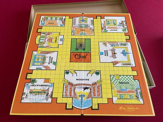 1963 Parker Brothers Clue Board Game Image