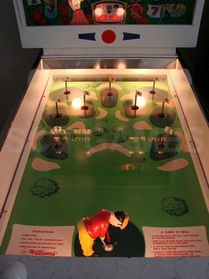 1964 Williams Mini Golf Pinball Machine Image