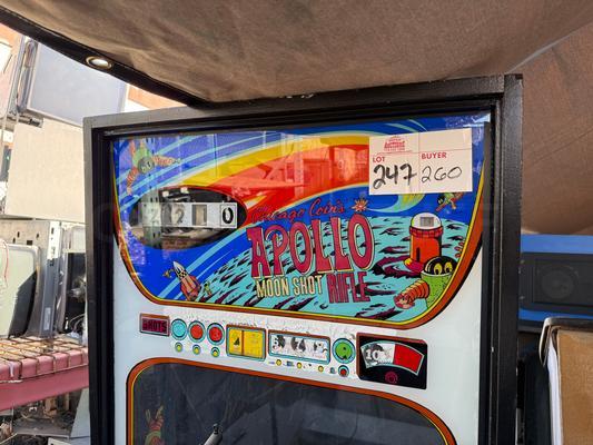 1969 Chicago Coin Apollo Moon Shot Rifle Arcade Machine Image