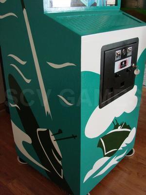 1969 Midway Sea Raider Upright Arcade Machine Restored Image
