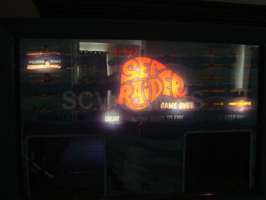 1969 Midway Sea Raider Upright Arcade Machine Restored Image
