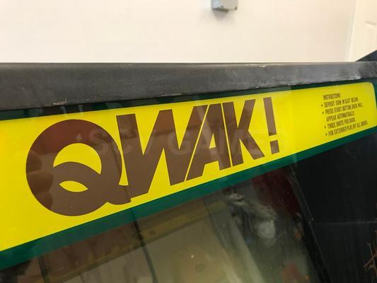 1974 Atari Qwak! Upright Arcade Video Machine Image