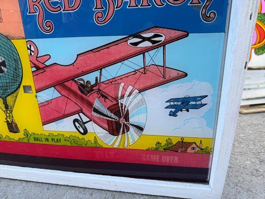1975 Chicago Coin Red Baron Pinball Machine Image