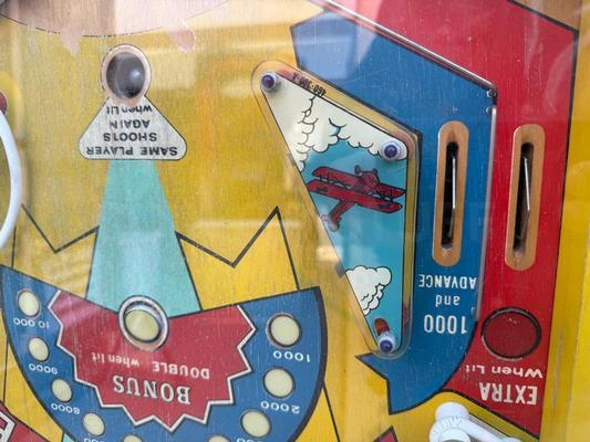 1975 Chicago Coin Red Baron Pinball Machine Image