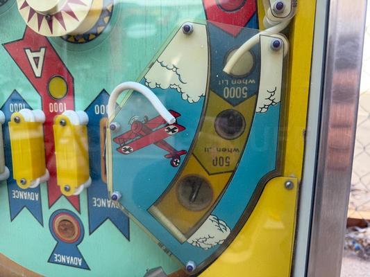 1975 Chicago Coin Red Baron Pinball Machine Image