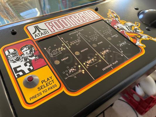 1979 Atari Football 2 Player Table Arcade Machine Image
