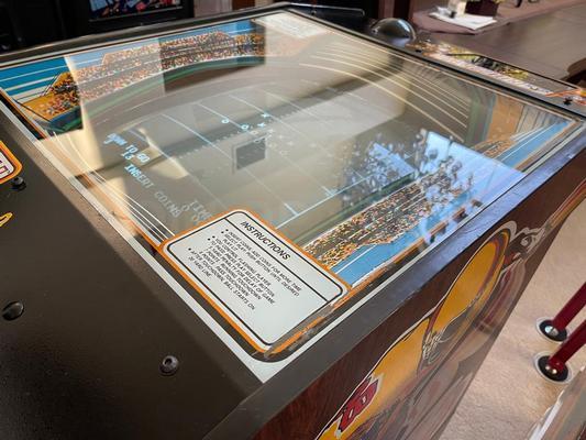 1979 Atari Football 2 Player Table Arcade Machine Image