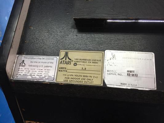 1979 Atari Lunar Lander Empty Cabinet Image