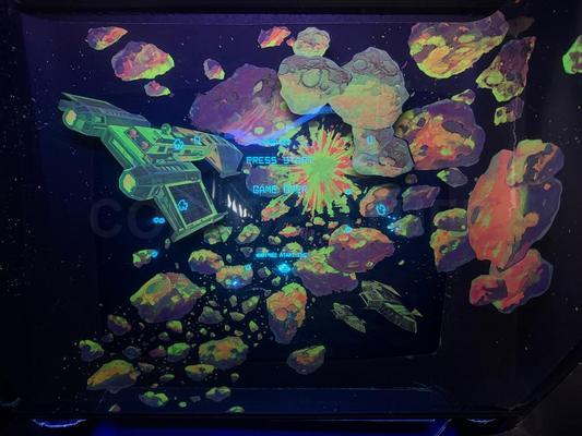 1980 Atari Asteroids Deluxe Upright Arcade Machine Image