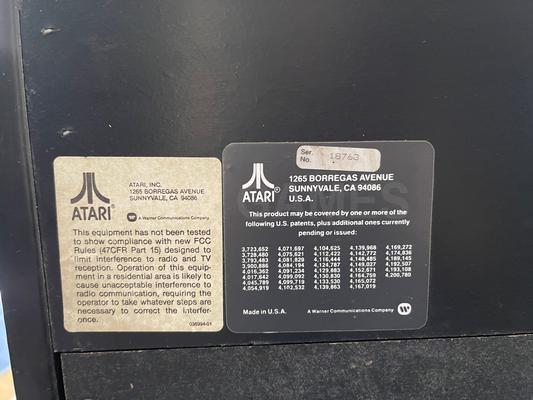 1980 Atari Centipede Upright Arcade Machine Image