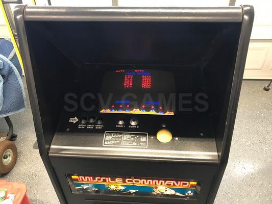 1980 Atari Missile Command Cabaret Arcade Machine Image