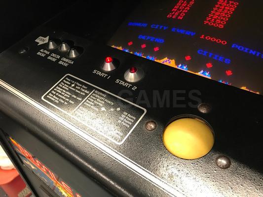 1980 Atari Missile Command Cabaret Arcade Machine Image