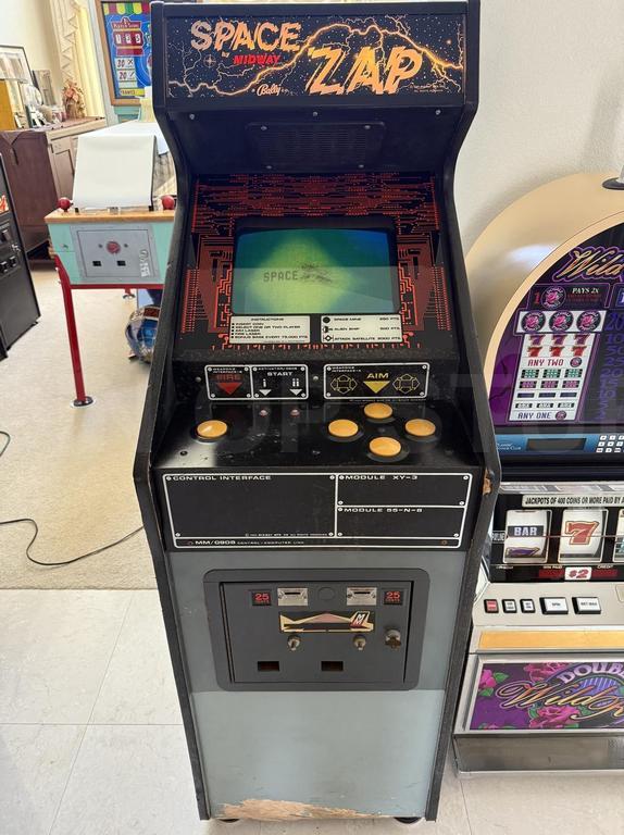 1980 Midway Space Zap Cabaret Arcade Machine