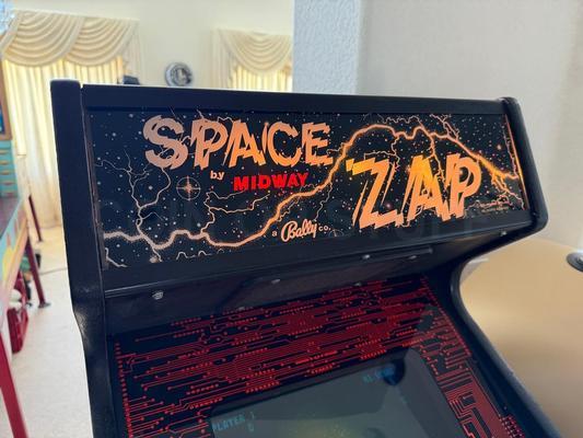 1980 Midway Space Zap Cabaret Arcade Machine Image
