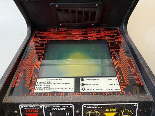 1980 Midway Space Zap Cabaret Arcade Machine Image