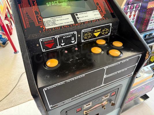 1980 Midway Space Zap Cabaret Arcade Machine Image
