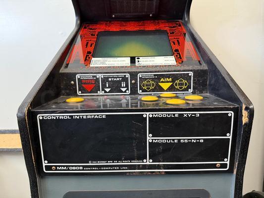 1980 Midway Space Zap Cabaret Arcade Machine Image