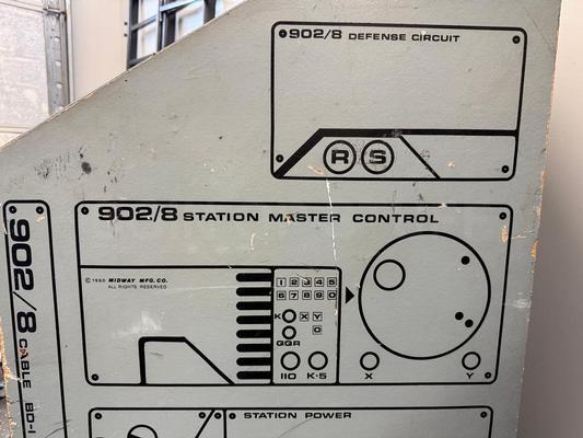 1980 Midway Space Zap Cabaret Arcade Machine Image