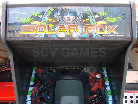 1981 Bally Midway Solar Fox Upright Arcade Game Image