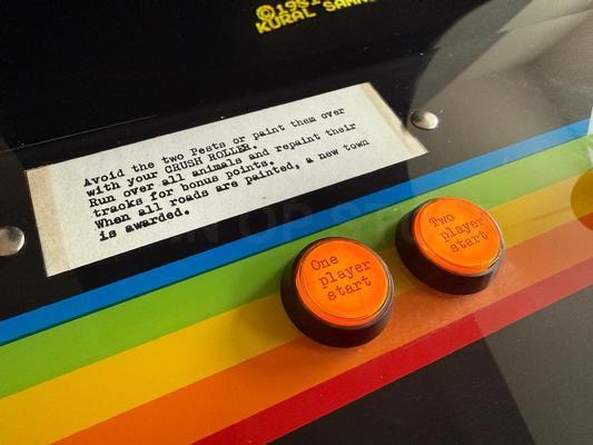 1981 Exidy Crush Roller Cabaret NIB Arcade Machine Image