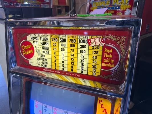 1981 IGT Draw Poker Machine Image