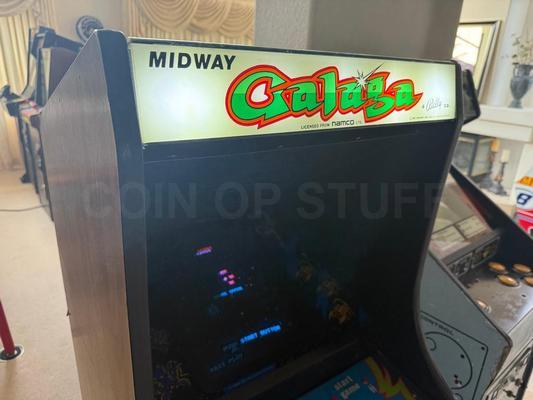 1981 Midway Galaga Cabaret Arcade Machine Image