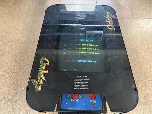 1981 Midway Galaga Cocktail Arcade Machine Image