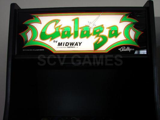 1981 Midway Galaga Upright Arcade Game Restored Image