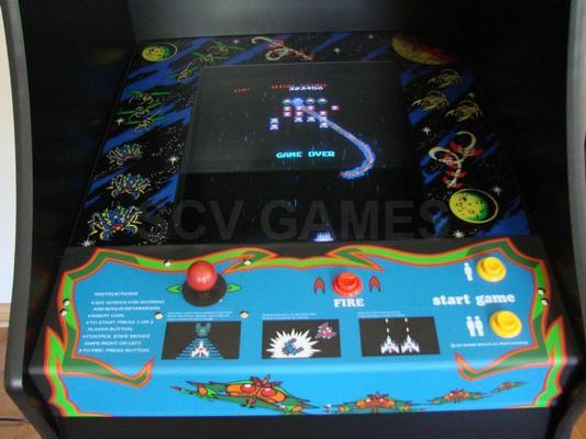 1981 Midway Galaga Upright Arcade Game Restored Image