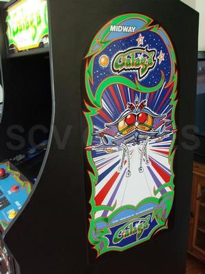 1981 Midway Galaga Upright Arcade Game Restored Image
