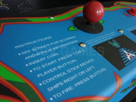 1981 Midway Galaga Upright Arcade Game Restored Image