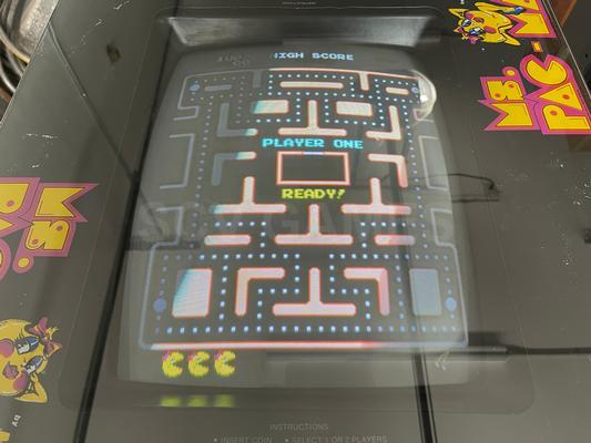 1981 Midway Ms. Pac-Man Cocktail Arcade Machine Image