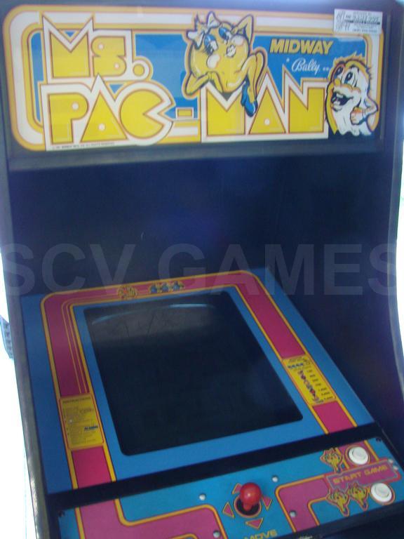 1981 Midway Ms. Pac-Man Stand Up Arcade Game